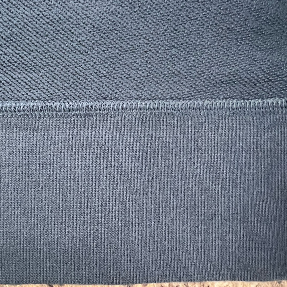 NWT Lululemon athleta perfectly oversized terry Steel Blue terry Sweatshirt 12 - Picture 3 of 8
